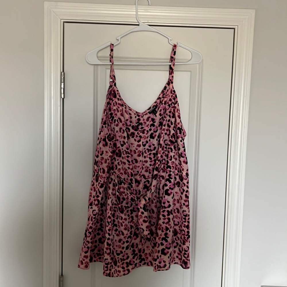 Super cute leopard top. Torrid Brand.